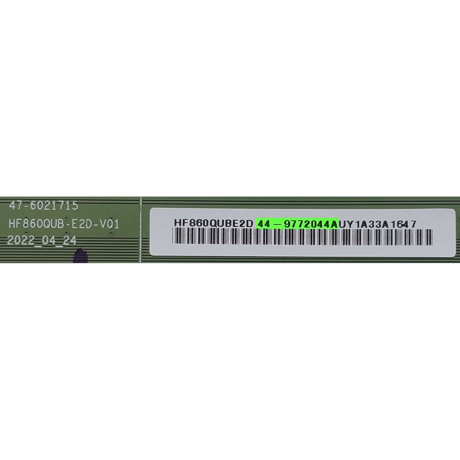 T-CON PARA TV LG / NUMERO DE PARTE 44-9772044A / 47-6021715 / HF860QUB-E2D-V01 / 44-9772044AUY1A33A / HF860QUBE2D / PANEL NC860TQF-VBLH2 / DISPLAY HF860QUB-E2D / MODELOS 86UQ9050PSC / 86UQ9050PSC.BWMFLKR	 - Imagen 2